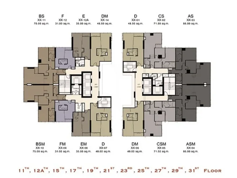 ขายดาวน์ขาดทุน Ashton Silom ก่อนโอน ห้อง 1bedroom luxury type D ขนาด 4958 ตารางเมตร