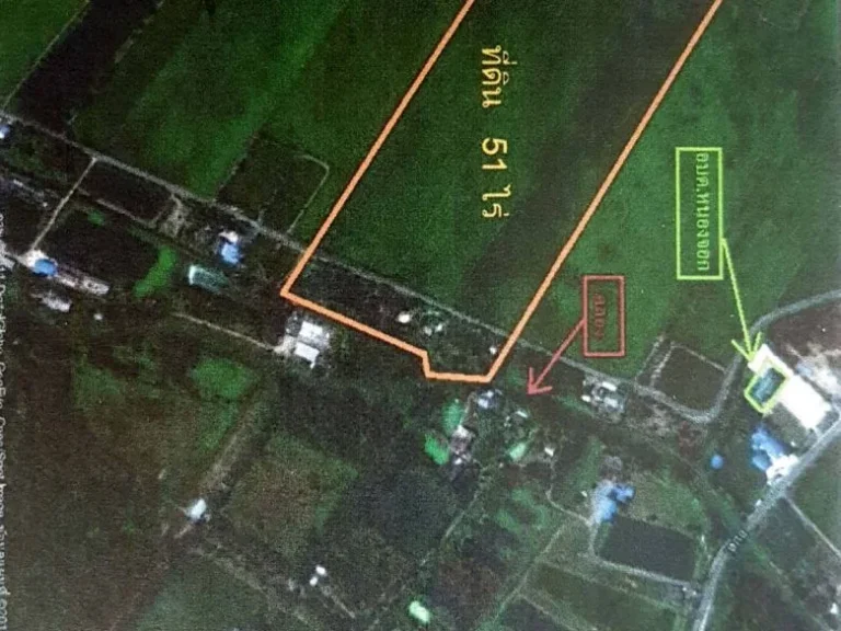 Land for sale ขายที่ดินขนาด 51 ไร่ 3 งาน 20 ตรวา ใกล้ อบตหนองจอก จฉะเชิงเทรา