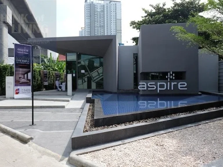 ห้องใหม่คอนโด Aspire สาธร-ท่าพระ 2 ห้องนอน ใกล้ BTS ตลาดพลู