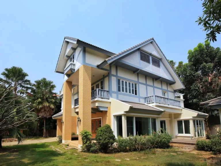 ขายบ้านหรูเลขที่ 9999 ราคาพิเศษ ขนาด 162 ตรวหลังใหญ่ พร้อมเรือนรับรอง Q House Avenue พระราม 5