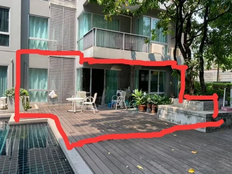 SC282M SALE A Space Play Ratchada Sutthisarn 84sqm 2bed 1F 54 Baht