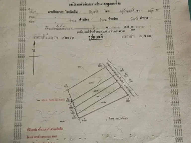 ขายที่ดินลำปางพร้อมโครงสร้างชั้นที่หนึ่งเตรียมขึ้นชั้นที่2 ตามภาพถ่าย ตามแปลน