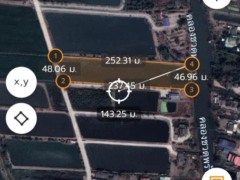 ด่วนขายที่ดินสวย 7 ไร่ 34 ตรว หน้ากว้างติดถนนประมาณ 48 เมตร ยาวประมาณ 252 เมตร ผังสีเหลือง