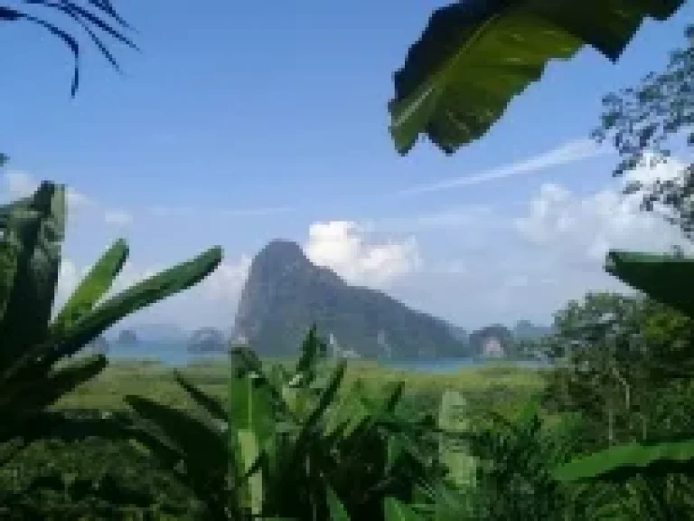 Land Sea View at Samet Nang Chee View Point PhangngaThailand