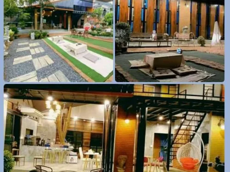 ให้เช่าร้าน 2ชั้นmodern loft พื้นที่สวน ที่จอดรถด้านหน้าหลังร้านกว้างขวาง บนถนนเทศบาล4 อบางระจัน จสิงห์บุรี