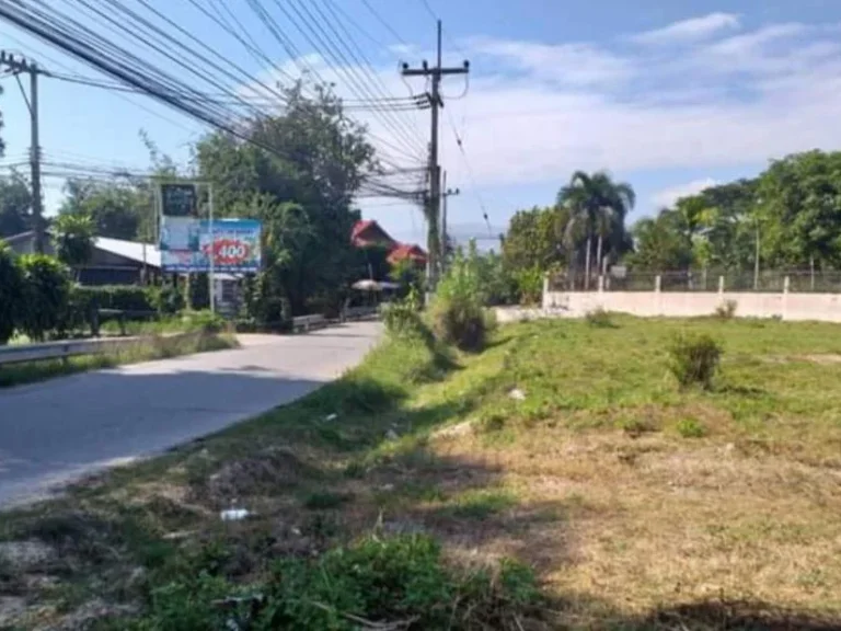 ขายที่ดินติดถนนคอนกรีตติดถนนสองด้าน ป่าไผ่ สันทราย