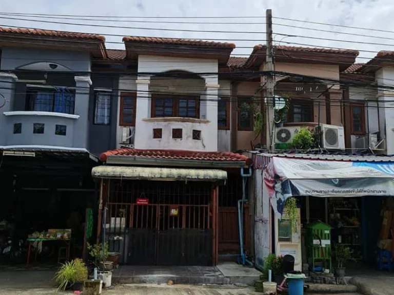 ขายทาวน์เฮ้าส์ 2 ชั้น ไทรน้อยนนทบุรี หมู่บ้านศิริวรรณ-ชวนชม คลองเจ็ก - ขนาด 16 ตรว 2 ห้องนอน 2 ห้องน้ำ 1