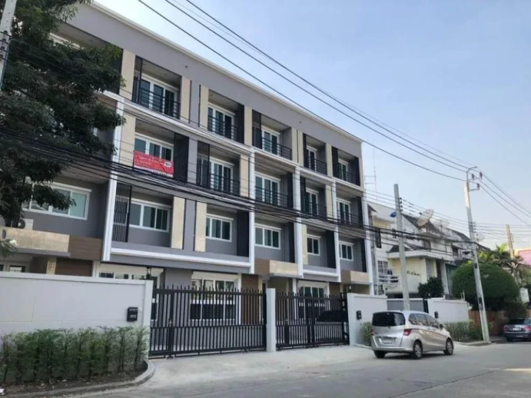 RT187 Townhouse 35 ชั้นใหม่เอี่ยมให้เช่่า ใกล้ซีคอนศรีนครินทร์ ซอยศรีนครินทร์ 45