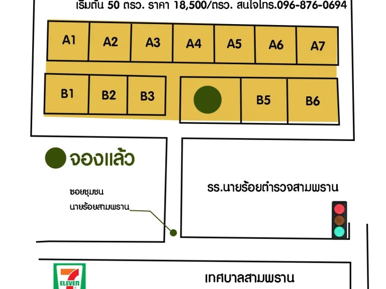 ขายที่ดินแปลงเล็ก ที่แบ่งขายแปลงเล็ก