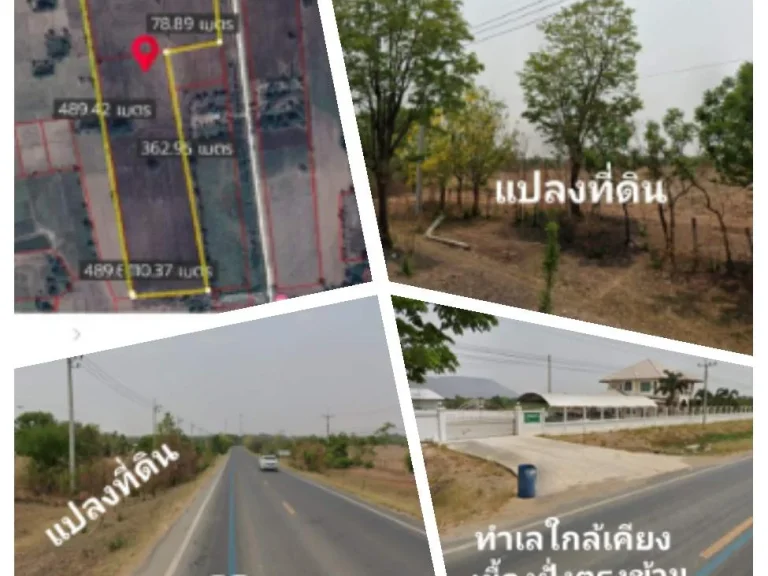 ขายที่ดินติดถนนหลวงลาดยาง 3333 พื้นที่ 40 ไร่ 2 งาน 42 ตรว