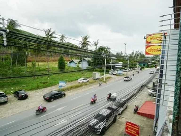 ขายตึกแถว อาคารพาณิชย์ ติดถนนบ่อผุด เกาะสมุย ทำเลดี ค้าขายได้