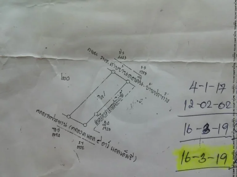 ขายที่ดินห่างโรงพยาบาลสันกำแพง 17 km