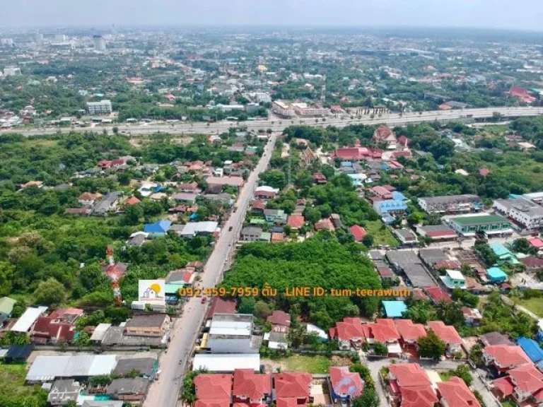 ขายที่ดินเมืองนครราชสีมา หน้าวัดสวนพริกไทย ขนาด 2 ไร่ 1 งาน 48 ตร ว ที่ดินติดถนน2ด้านใกล้มอเตอร์เวย์