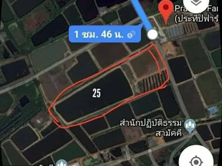 ขายบ้านพร้อมที่ดิน 24 ไร่ 2 งาน 28 ตารางวา ตหนองบัว อบ้านโพธิ์ ฉันฉะเชิงเทรา