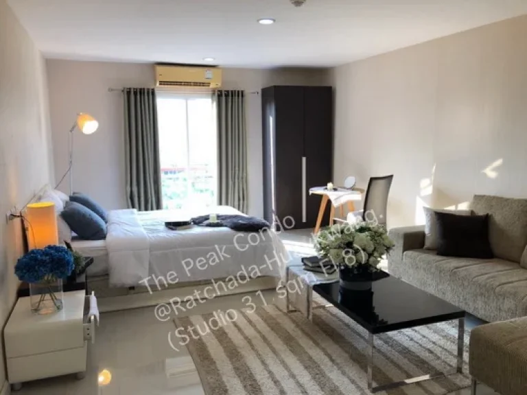 ขาย FOR SALE THE PEAK RATCHADA-HUAIKWANG Studio 31 Sqm195 MB CLOSE MRT HUAIKWANG