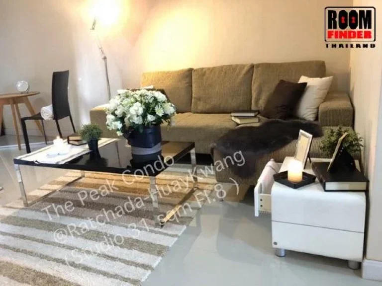 ขาย FOR SALE THE PEAK RATCHADA-HUAIKWANG Studio 31 Sqm195 MB CLOSE MRT HUAIKWANG