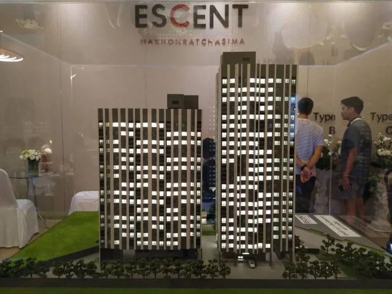 ห้องใหม่ชั้น 15 คอนโด Escent นครราชสีมา ติดเซ็นทรัล นครราชสีมา