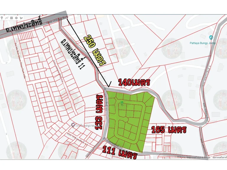 ขายที่ดินถนน เทพประสิทธิ์ 11 เนื้อที่ 11-2-958ไร่ ถมแล้ว ขายเหมา 160 ล้าน