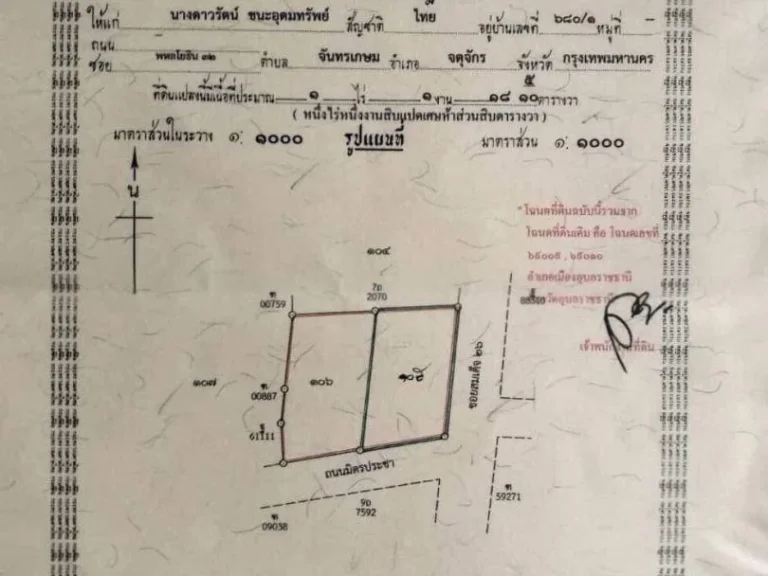 ที่ดินเหมาะทำบ้านจัดสรร ใกล้ตัวเมืองอุบลราชธานี