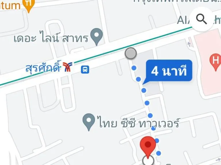 ขายที่ถมแล้วติดถนนในซอยสาทร15 602 ตรว ตรวละ 250000 ที่ดินสร้างบ้านพักอาศัย คอนโด