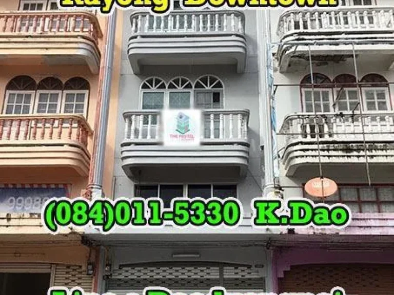 Shophouse in Rayong Downtown SaleRent Soi Condo Sri Muang 2