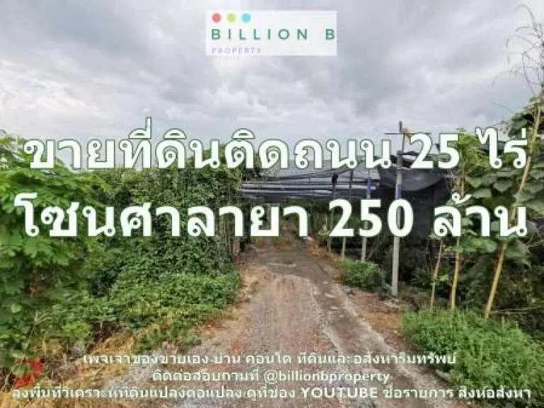 ขาย ที่ดิน 25 ไร่ เหมาะสำหรับ Wellness City Land for sale suitable for building a wellness city