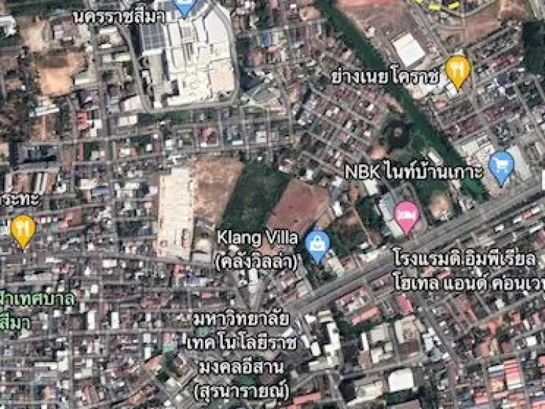 ขายที่ดินบ้านเกาะ เนื้อที่ 137ตรวในเมืองโคราช