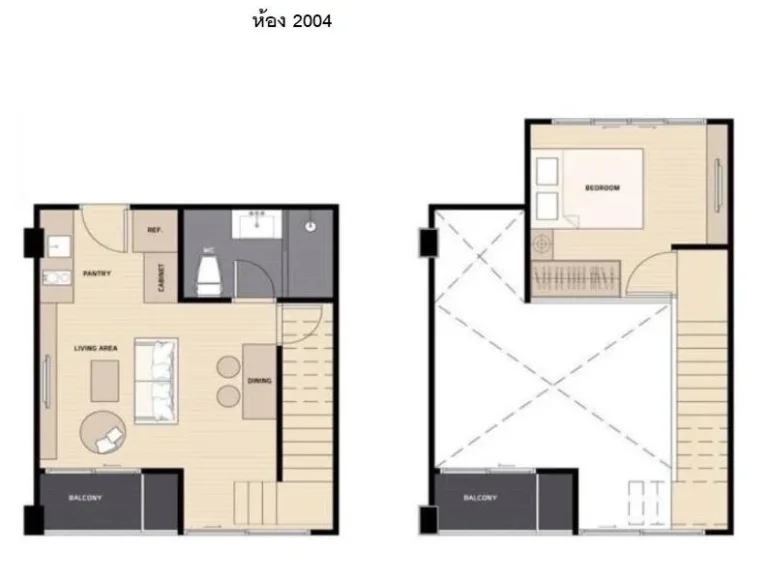 Duplex แบบ 1 ห้องนอน เพลา วุฒากาศ พร้อมอยู่ คอนโดราคาดี พร้อมโอน