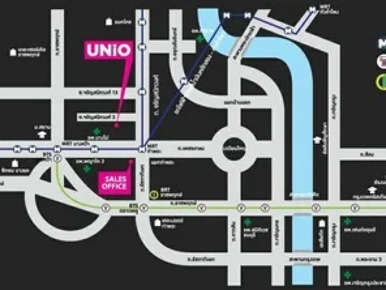 ขาย - Condo Unio จรัญ 3 ใกล้รถไฟฟ้า แยกท่าพระ เดินทางสะดวก ชั้น 7 เพียง 145 ล้านบาท