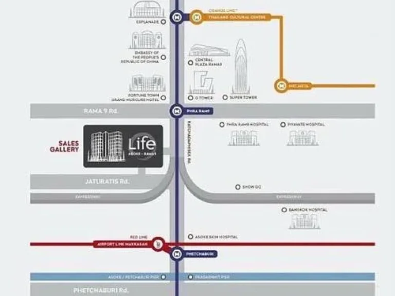 ขายดาวน์ Life Asoke Hype ขนาดห้อง 32 ตารางเมตร ราชเทวี กรุงเทพฯ