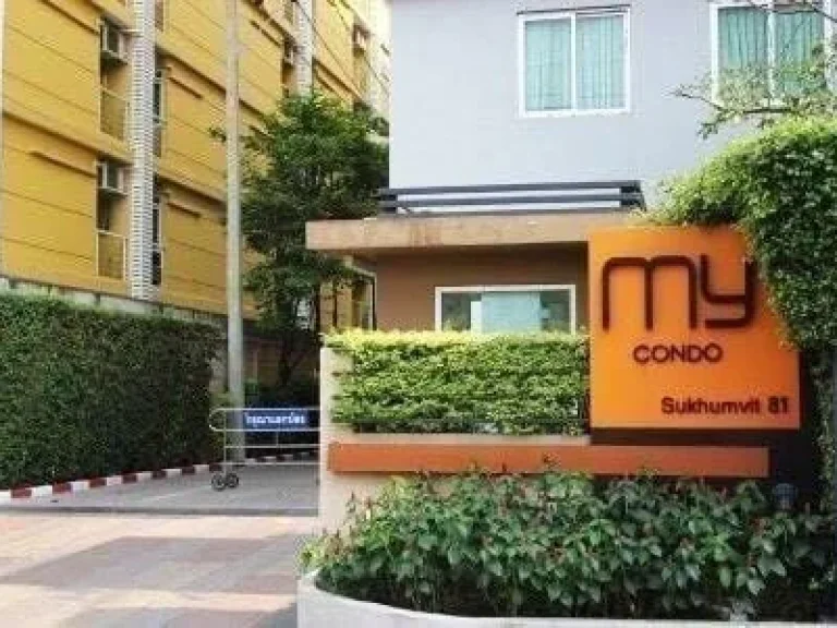 ให้เช่า คอนโด My Condo Sukhumvit 81 ห้อง STUDIO ชั้น 7 ขนาด 26 ตารางเมตร