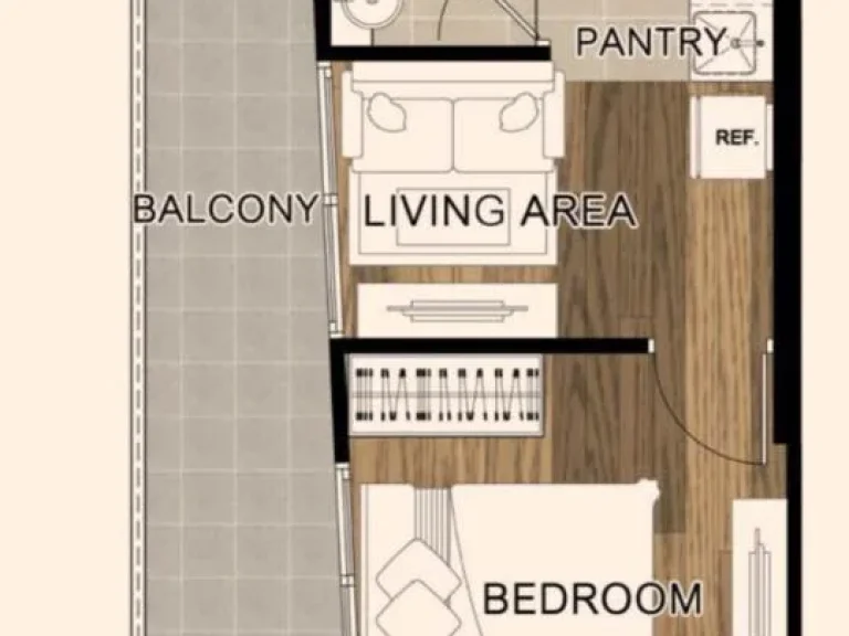 ขายคอนโด ชาโตว์ อินทาวน์ รัชดา 19 CHATEAU IN TOWN RATCHADA 19 ขนาด 32 ตรม MRT รัชดาภิเษก