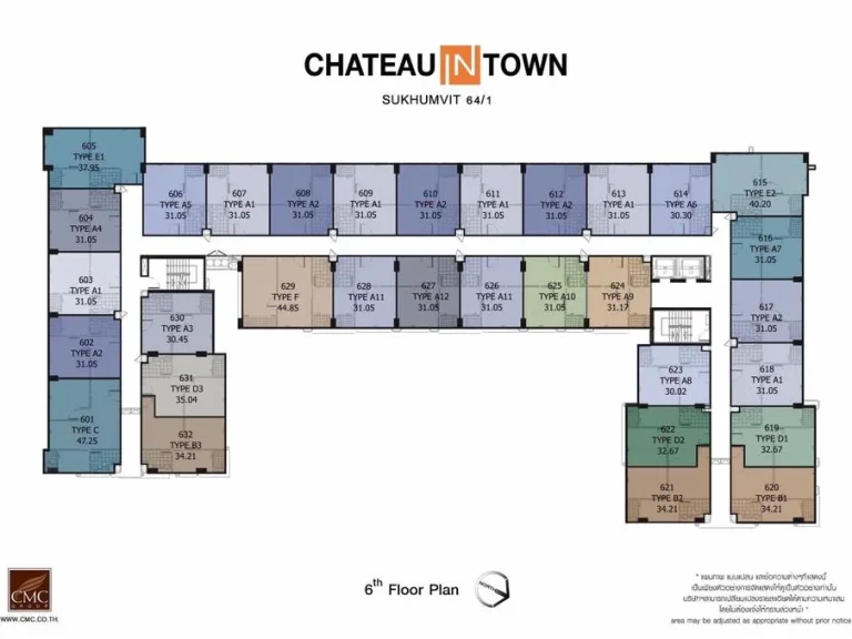 ขายคอนโด ชาโตว์ อินทาวน์ สุขุมวิท 64 CHATEAU IN TOWN SUKHUMVIT 64 ขนาด 28 ตรม ใกล้ BTS ปุณณวิถี