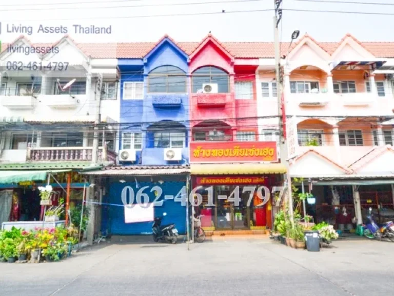 ขายหมู่บ้านบัวทองธานี Buathong Thani 3ชั้น ย่านชุมชน โซนค้าขาย ทำเลดีมาก ถนนหลัก นนทบุรี