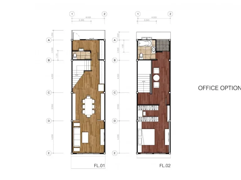 บ้านเสริมทรัพย์ Shophouse 2 ชั้น ออกแบบสไตล์ ทาวน์โฮม ทำเลธุรกิจ