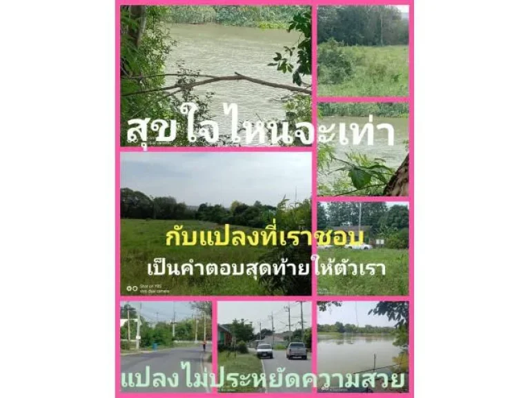 สำหรับสำรวจ ที่ดินติดแม่น้ำแม่กลอง หน้าติดถนนหลักกว้าง80เมตร สวยด้วยพื้นที่สี่เหลี่ยมเส้นตรง แปลงที่คุ้มจริง คุ้มค่าคุ้มนี้มีคำตอบ