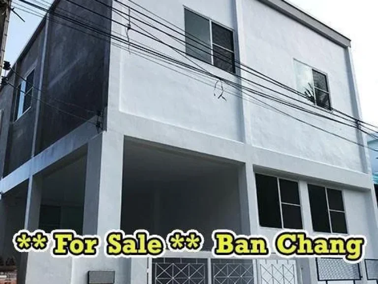 Modern Loft Beach House Close to Phla Beach Ban Chang For Sale Brand New House 85 MB