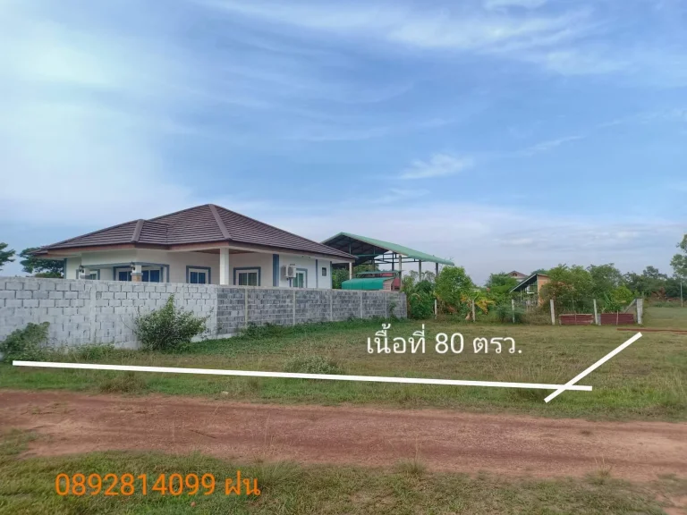 ที่ดินเปล่าเนื้อที่ 80 ตรวพิกัดหัวสนามบิน บ้าน นิคม-ดงแสนสุข เพียง 520000 เอกสารโฉนด