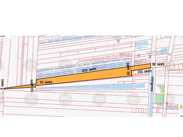 ขายที่ดินติดถเลียบคลองสิบสองหนองจอก-ลำลูกกา เนื้อที่ 45-0-54 ไร่ละ 1 ล้าน