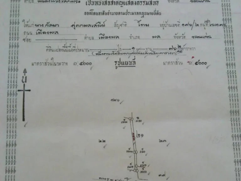 ขายที่ดิน ตำบลหนองแวงโสกพระ อพล จขอนแก่น 41 ไร่