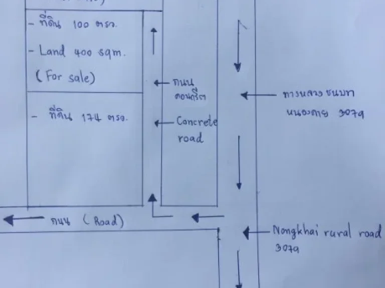 ขายที่ดินสวย ราคาถูก 1 งาน ถมดินแล้ว 13 ปี พร้อมสร้างบ้าน ในเมืองหนองคาย