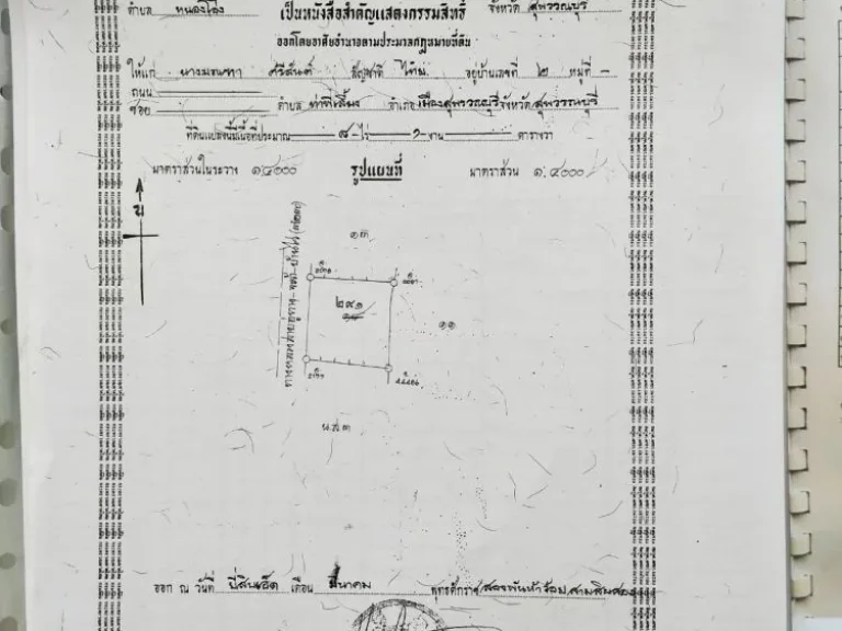 ขายที่ดินเกือบ 43 ไร่ ออู่ทอง สุพรรณบุรี ห่างหอนาฬิกาประจำอำเภออู่ทอง 2 กม