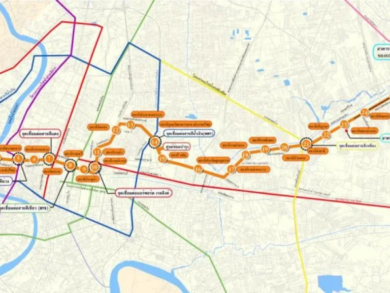 ขายที่ดินแปลงสวยติดสถานีรถไฟฟ้าสีส้มถนนพระราม 9 ขนาด 3-1-76 ไร่