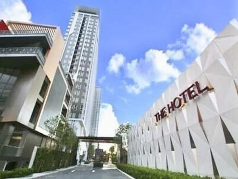 ให้เช่า Hotel Serviced Condo ขนาด 34 ตรม ชั้น 10 ใกล้สถานีรถไฟฟ้าสายสีม่วง สถานีบางกระสอ