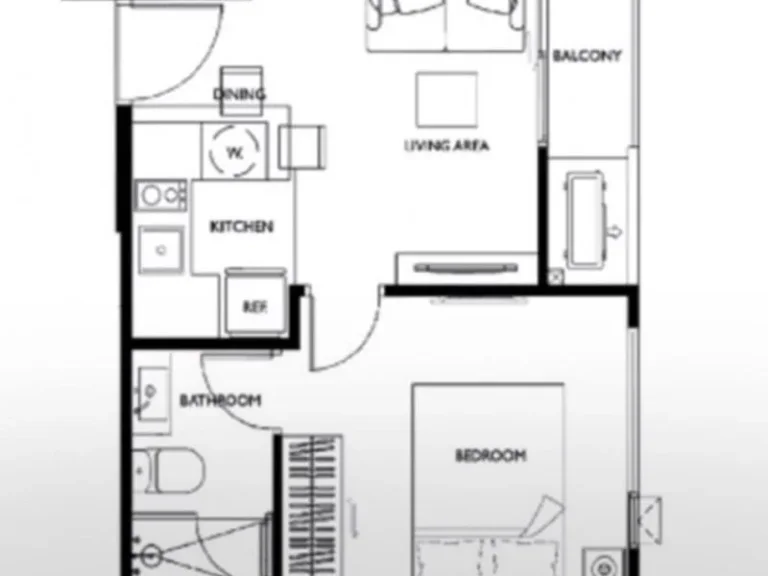 ขายพร้อมผู้เช่า คอนโด M Thonglor 1 ห้องนอน 1 ห้องน้ำ 10