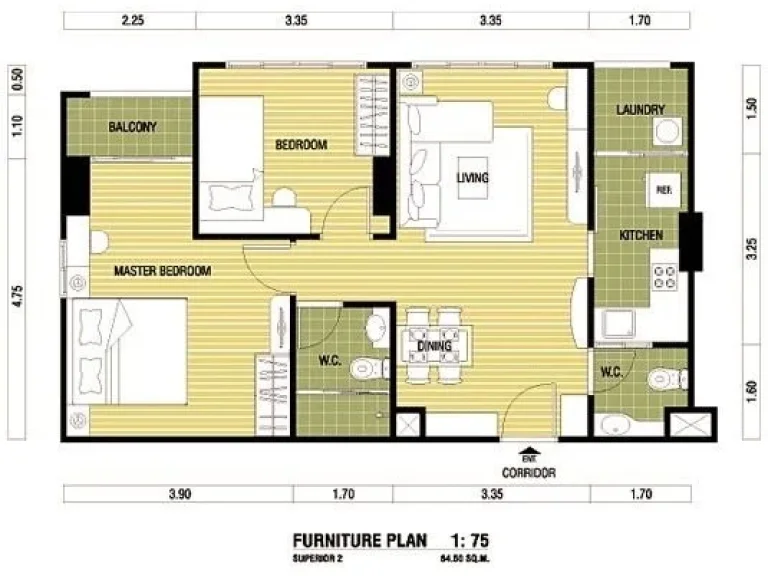 Condo ลุมพินี วิลล์ ประชาชื่น - พงษ์เพชร 1 ห้องคอนโด ชั้นที่