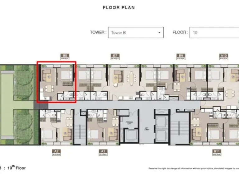 Condo Noble BE19 ใกล้ BTS อโศก 5207 ตรม 2 นอน 2 น้ำ