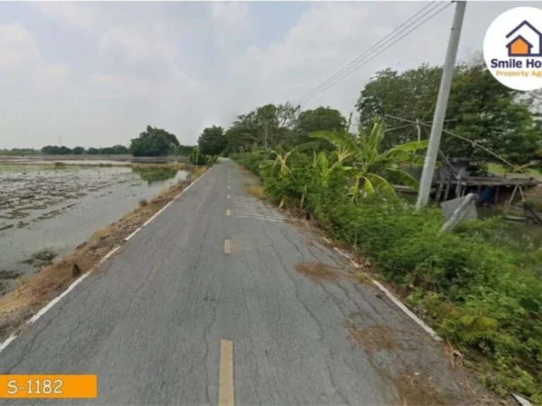 ขายที่ดินเปล่าเป็นที่นา ติดคลองบางอีลือ บางใหญ่ นนทบุรี