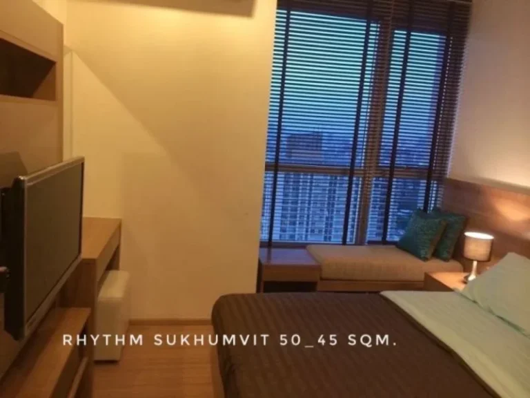 ให้เช่า คอนโด river view 1 nice bedroom Rhythm สุขุมวิท 50