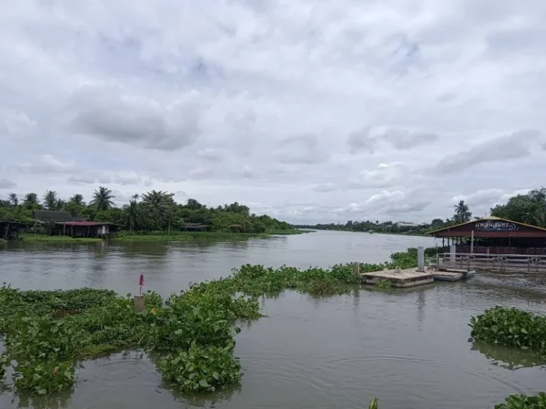 ขายที่แปลงสวย 2ไร่เศษ ติดแม่น้ำนครชัยศรี ย่านตลาดน้ำดอนหวาย